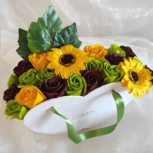 napsütés szappanvirág doboz