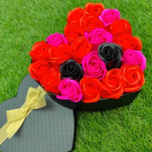 sarki fény szappanvirág doboz