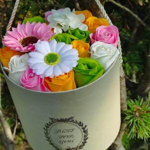 színkavalkád szappanvirág doboz