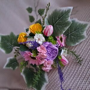 bokréta szappanvirág csokor