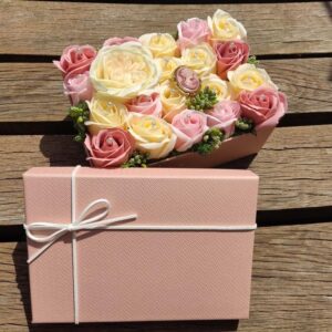 Béke - szappanvirág doboz