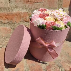 Angyal - szappanvirág doboz