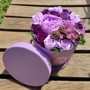 Provence - szappanvirág doboz