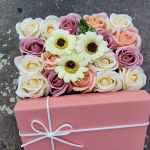 Halvány - szappanvirág doboz