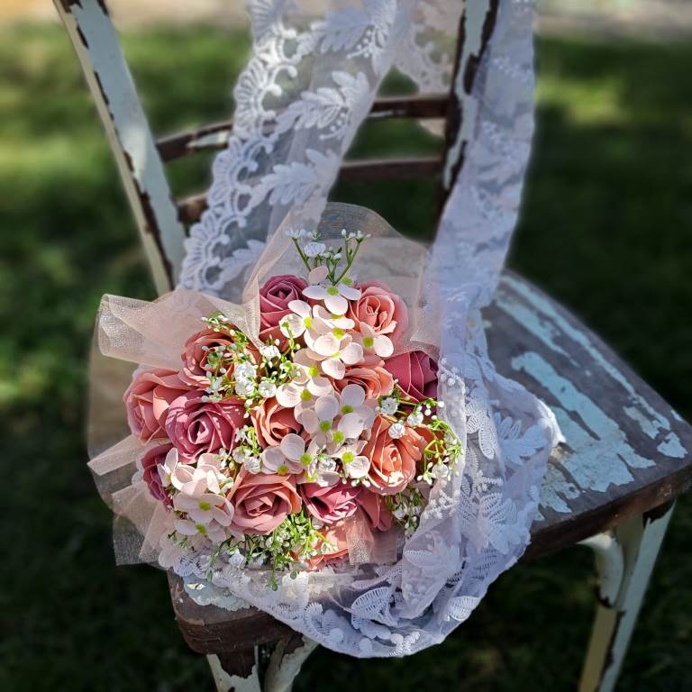 Bájos - szappanvirág csokor - Image 2