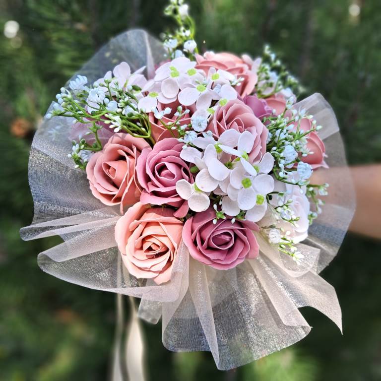 Bájos - szappanvirág csokor - Image 4