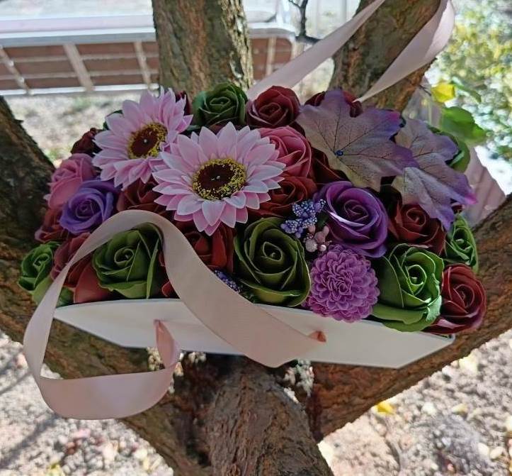 Nyárutó - szappanvirág doboz