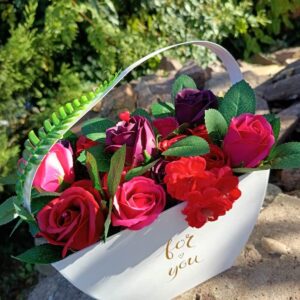 Rubin - szappanvirág kosár