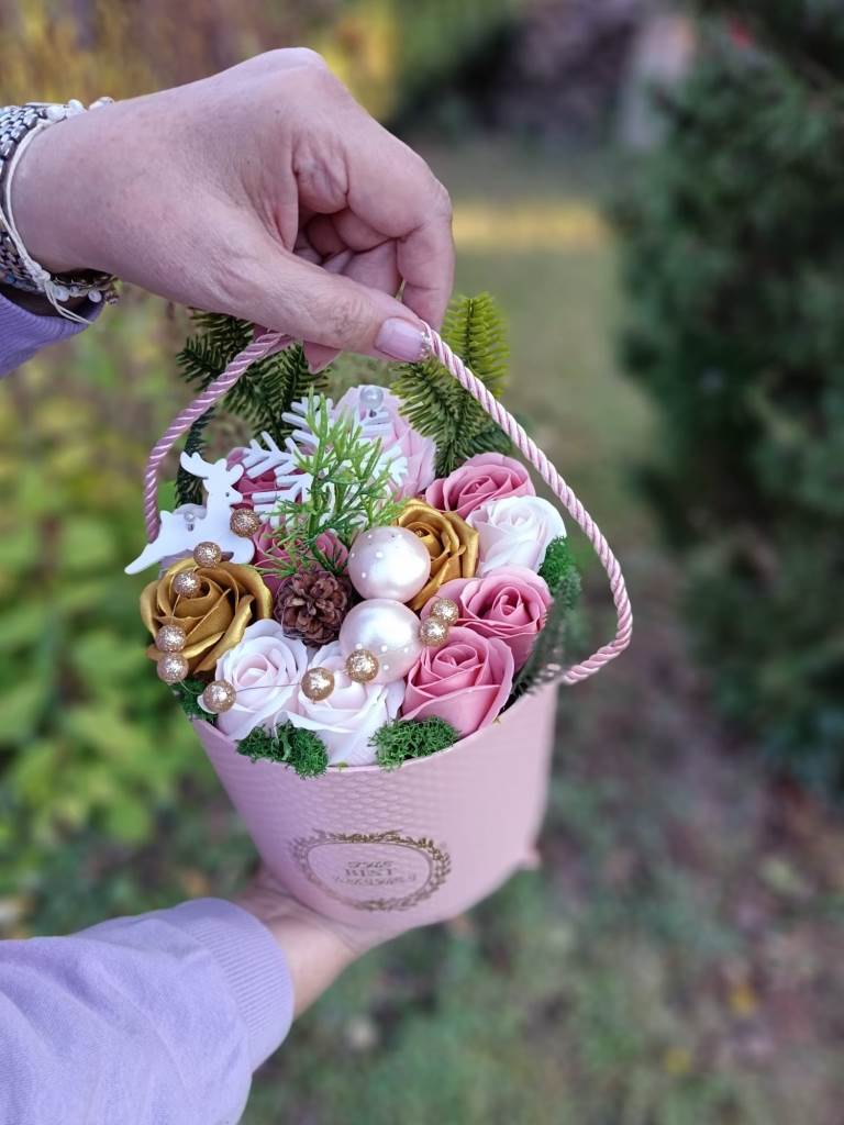 Karácsonyi csoda - szappanvirág doboz - Image 3