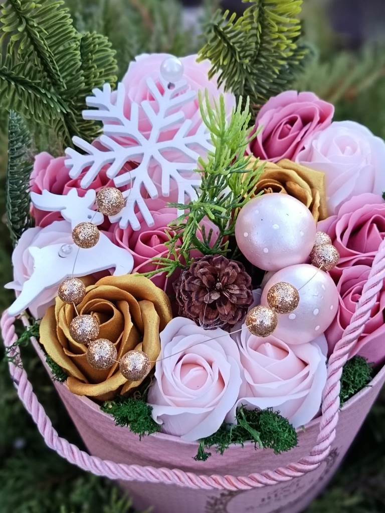 Karácsonyi csoda - szappanvirág doboz - Image 4