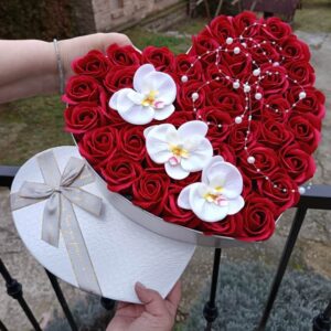 Valentina - szappanvirág doboz